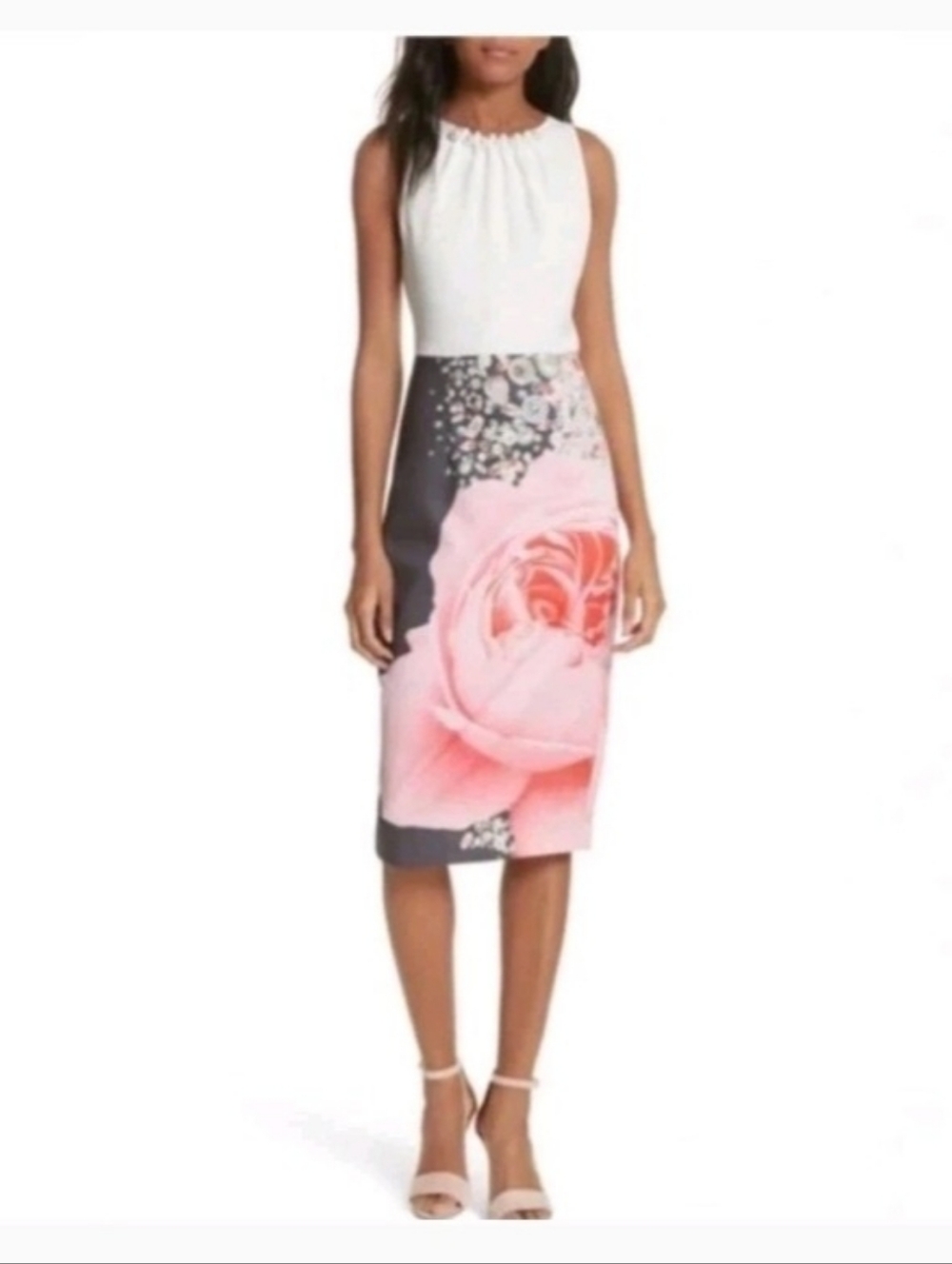 Ted Baker Rubelle Rose Sheath Dress 4-6